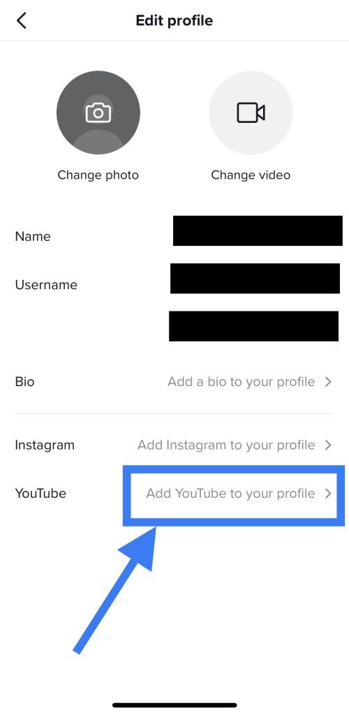 Step 2: Tap on "Add YouTube to your profile", which prompts you to login to your Google account. Login to Google and follow the on-screen prompts to finish the process.